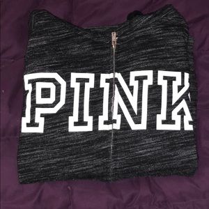 PINK zip up hoodie